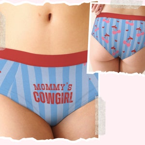 MDLG Momm'y Cowgirl Sexy Panties Sexy Underwear Little Space Cute Panties Age Regression ABDL Clothing Naughty Panties Coquette Fetish Wear