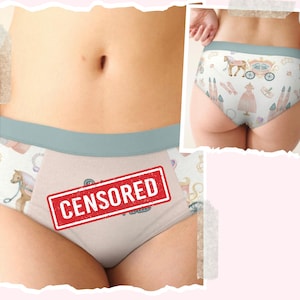 Mature Rub My Princess DDLG Naughty Panties Gift for Submissive, ABDL Little Space Panties, DDlg Clothing Fetish Underwear ABDL Regression