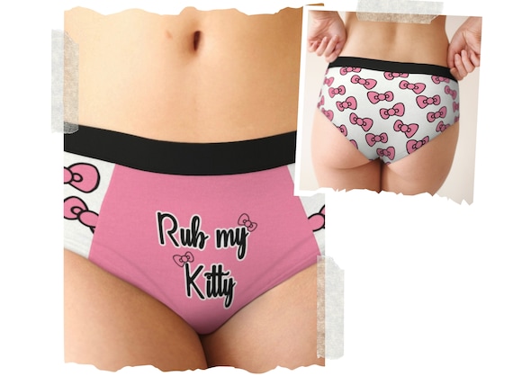 Rub My Kitty DDLG Naughty Panties Gift for Submissive, ABDL Little Space  Panties, Ddlg Clothing Fetish Underwear ABDL Age Regression Kawaii 