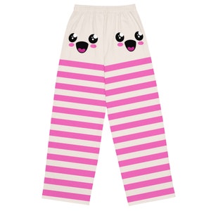 Cute Kawaii Unisex Wide-Leg Lounge Pants