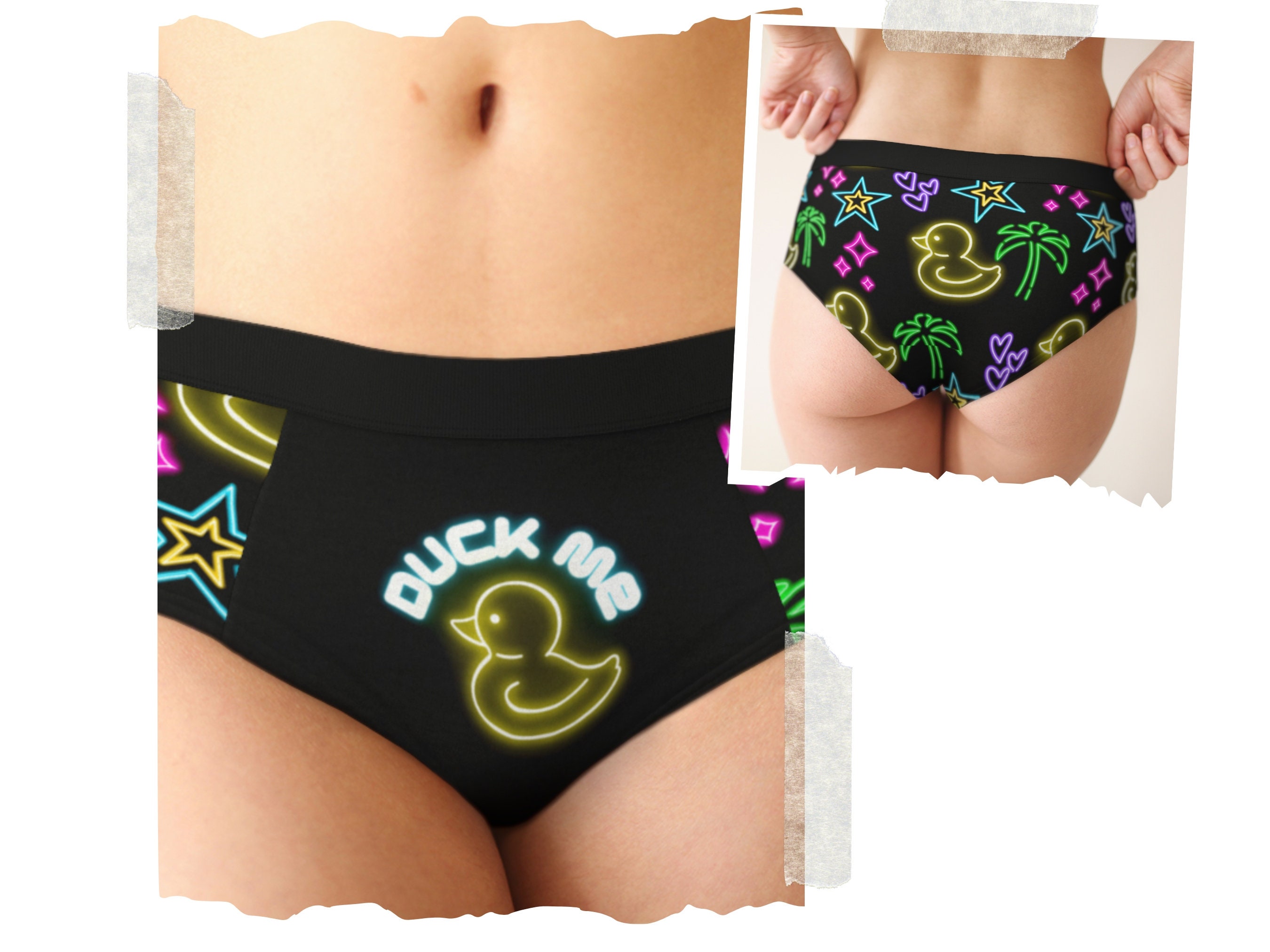 Duck Me DDLG Cheeky Sexy Underwear, Discreet Little Space Sexy Panties,  BDSM Discreet Kawaii Lingerie, MDLG Fetish Wear, Submissive Clothing -   Sweden