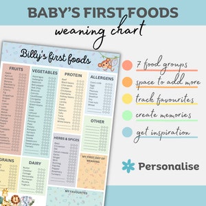 101 Food Checklist PDF Download for Baby Led Weaning From 101 Before One 