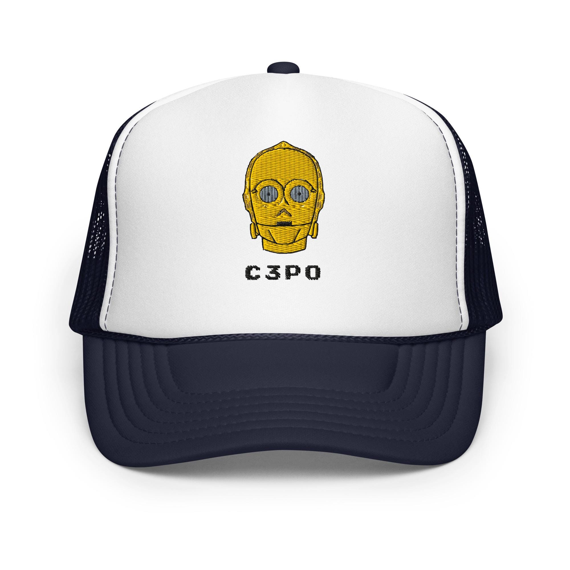 C-3PO Embroideredtrucker Hat | Star Wars Fans Gift - Etsy