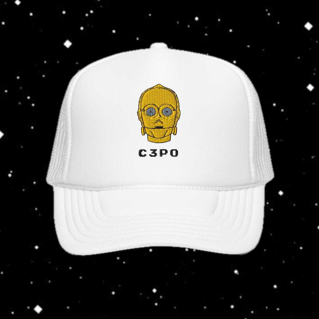 C-3PO Embroideredtrucker Hat | Star Wars Fans Gift - Etsy