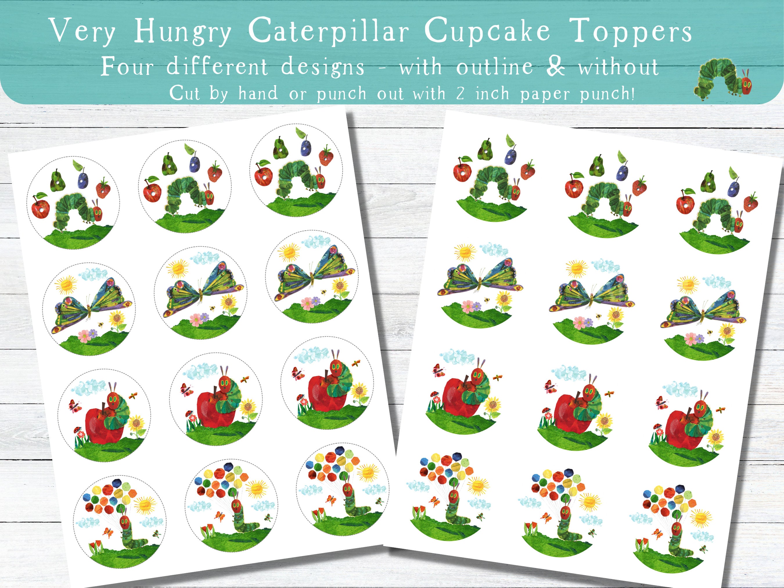 Feestartikelen voor de Rupsje Nooitgenoeg, 73 stuks Rupsje Nooitgenoeg verjaardagsdecoraties & serviesset - Rupsje Nooitgenoeg feestborden,enz. The Very Hungry Caterpillar Verjaardagsdecoratie