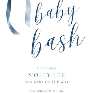 Baby Bash Invitation | Editable Digital Download