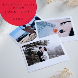 Instax wide, impresiones Instax, impresión fotográfica digital, impresión fotográfica personalizada, tarjeta de agradecimiento, impresiones instax, foto instax, fotografías de boda