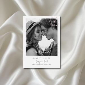 Tarjeta de invitación para boda en el extranjero, tarjeta de invitación para boda en el extranjero, tarjeta de invitación para boda en el extranjero, tarjeta de invitación para boda en el extranjero con foto, tarjeta con temática de viaje