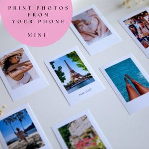 Polaroid style mini prints, keepsake gift, photo print, uni room decor, pictures print, instax prints, instax photo, polaroid prints