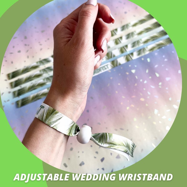 Adjustable wedding wristbands, adjustable wristbands, wedding wristbands, wedding favours, custom wristbands, wedding festival, wedfest