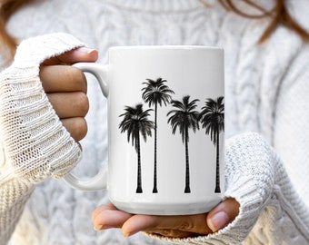 Palm Tree Silhouettes Ceramic Mug (11oz & 15oz)