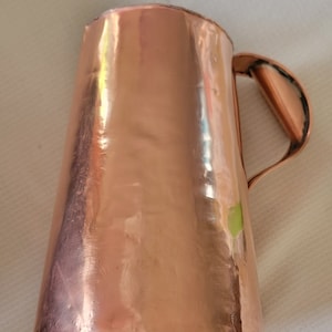 Vintage Copper Farmhouse Pitcher