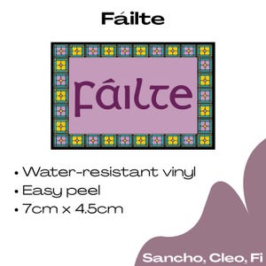 Fáilte - Vinyl Sticker