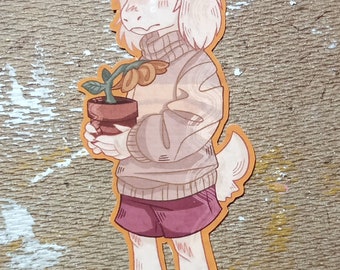 Undertale Asriel Sticker