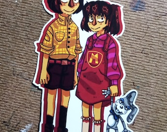 Ed and Molly Walten Sticker