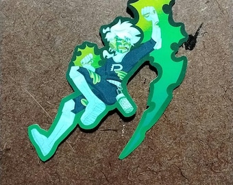 Danny Phantom Fighting Sticker