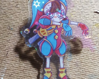 Pomni Acrylic Pin – The Amazing Digital Circus