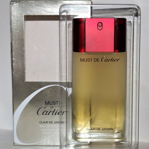 MUST de CARTIER clair de JASMIN edt 50 ml mujer vintage super raro fuera de producción