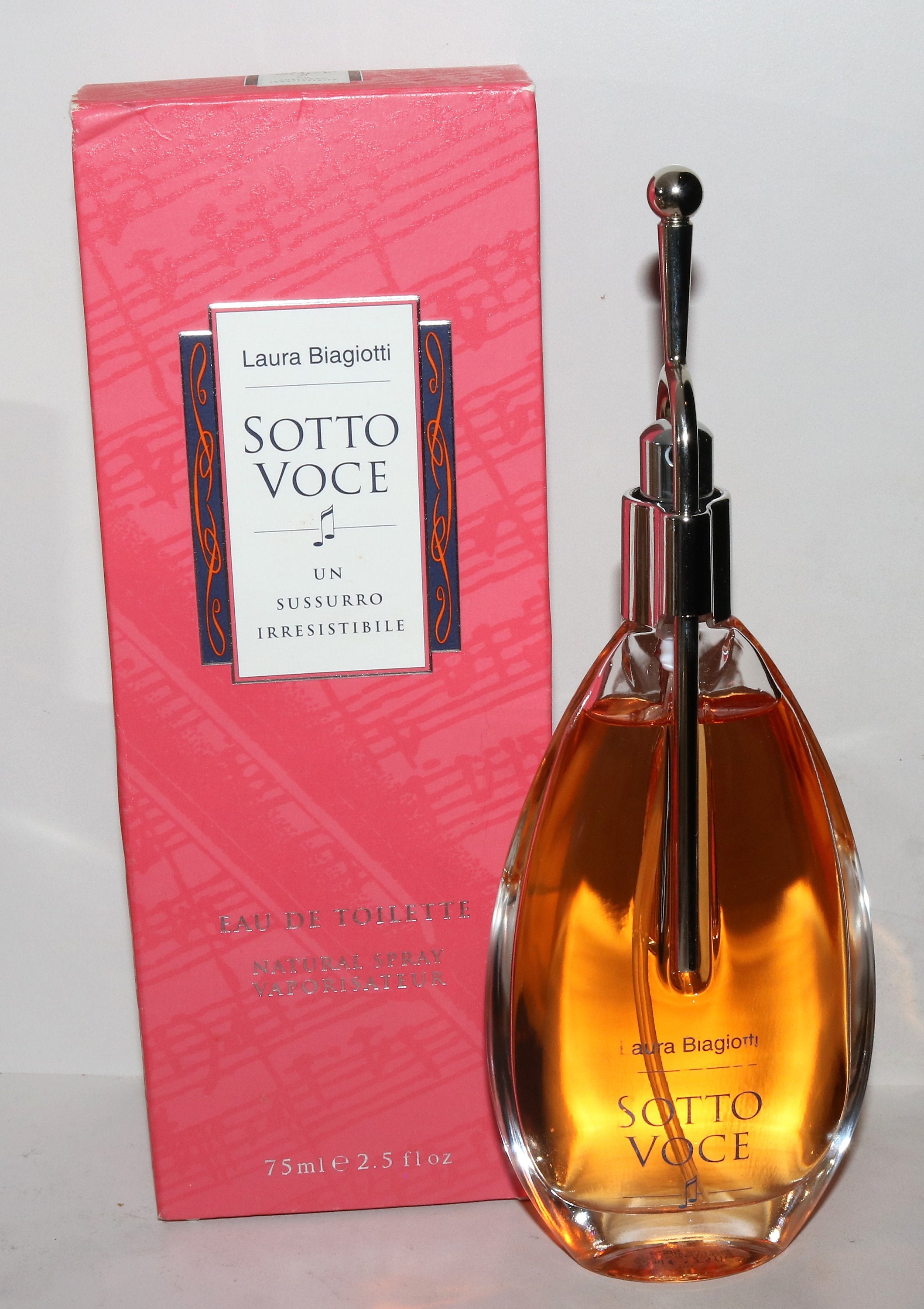 Laura Biagiotti Sotto Voce EDT 50ml Discontinued Very Rare Laura Biagiotti Sotto Voce EDT 50ml Discontinued Very Rare
