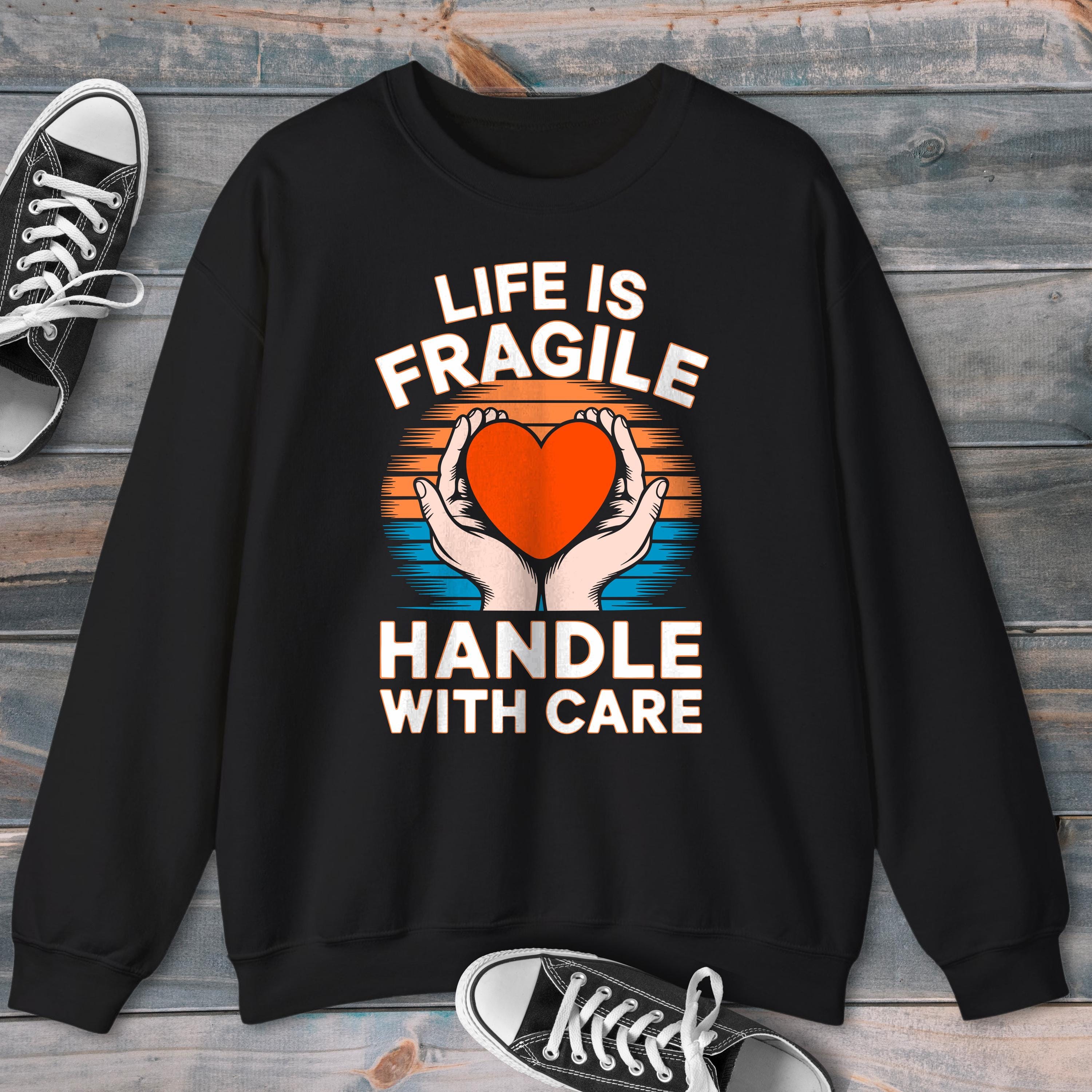 Handle With Care Hoodie - Etsy