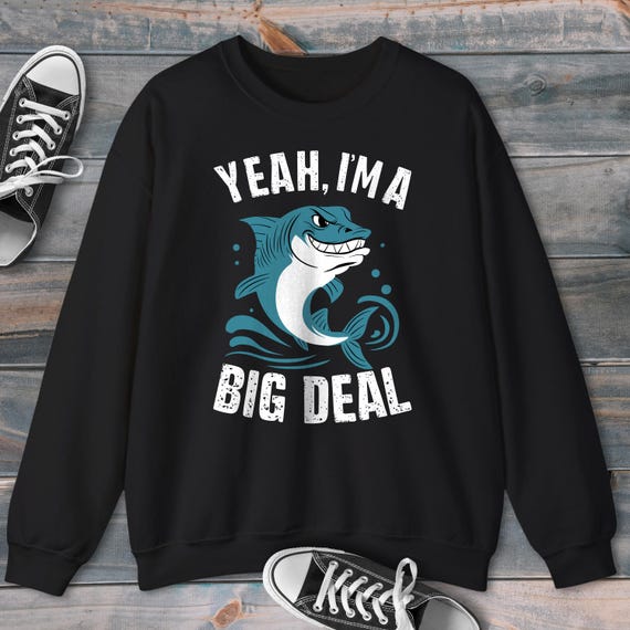 Barracuda Sweatshirt Barracuda Hoodie I Am A Big Deal Cuda Vintage Sweater Funny Sea Life Hoodie Cool Ocean Fishing Gift Etsy