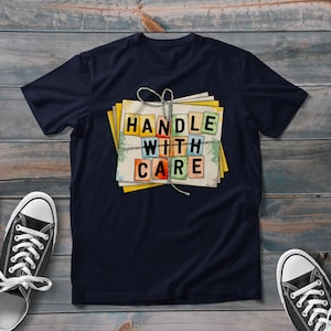 Camiseta de cartero, camiseta de manejo de correos con cuidado, camiseta de entrega de cartero de moda, el mejor regalo para trabajadores postales