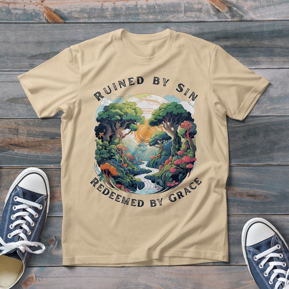 Redeemed By Grace Christian T-Shirt Redeemed By Grace Christian T-Shirt