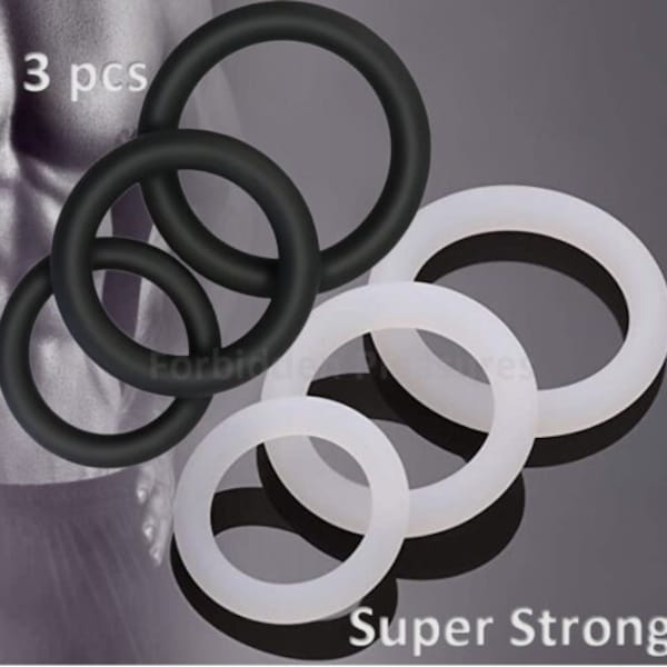 3 x Silicone Cock Rings