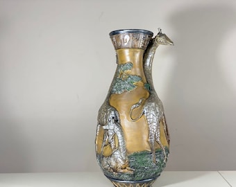 Giraffe, Handmade Giraffe vase, Animal Statue, Animal Home Decor, Housewarning Gift, Statue Art, Animal