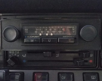 Vintage, classic, car radio, radio, antique, vintage car radio, car, blaupunkt, Amsterdam 11