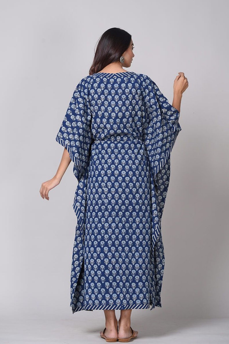 Summer Kaftan	Handmade Kaftan	Resort Wear Dress	Kaftan Robe	Beach Cover Up	Cotton Caftan	Block Print Caftan	Bikini Cover Caftan	Swim Wear Clothing	Night Maxi Gown	Free Size Caftan	Unisex Bathrobe Top	Long Short Caftan