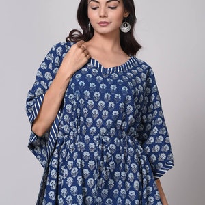 Summer Kaftan	Handmade Kaftan	Resort Wear Dress	Kaftan Robe	Beach Cover Up	Cotton Caftan	Block Print Caftan	Bikini Cover Caftan	Swim Wear Clothing	Night Maxi Gown	Free Size Caftan	Unisex Bathrobe Top	Long Short Caftan