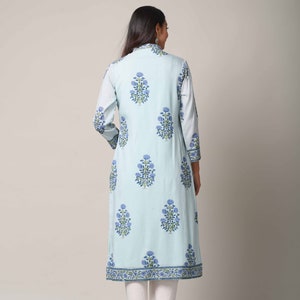 block print kurta	handblock kurti	indigo Kurta sets	Indian Kurti pants	Jaipuri print Kurta	blue salwar kameez	blue kurti for women	Indian suit set blue	block print suit set	blue cotton Kurti	Kurti pants blue	fabindia cotton	Women's Clothing