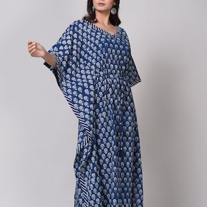 Summer Kaftan	Handmade Kaftan	Resort Wear Dress	Kaftan Robe	Beach Cover Up	Cotton Caftan	Block Print Caftan	Bikini Cover Caftan	Swim Wear Clothing	Night Maxi Gown	Free Size Caftan	Unisex Bathrobe Top	Long Short Caftan