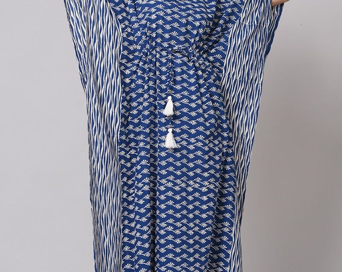 Calabrian Cactus Italian Cotton Short Kaftan main image 1