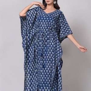 Summer Kaftan	Handmade Kaftan	Resort Wear Dress	Kaftan Robe	Beach Cover Up	Cotton Caftan	Block Print Caftan	Bikini Cover Caftan	Swim Wear Clothing	Night Maxi Gown	Free Size Caftan	Unisex Bathrobe Top	Long Short Caftan