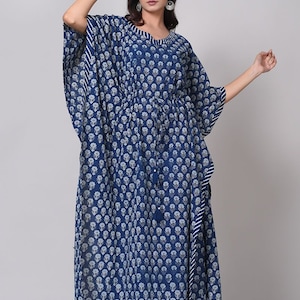 Summer Kaftan	Handmade Kaftan	Resort Wear Dress	Kaftan Robe	Beach Cover Up	Cotton Caftan	Block Print Caftan	Bikini Cover Caftan	Swim Wear Clothing	Night Maxi Gown	Free Size Caftan	Unisex Bathrobe Top	Long Short Caftan