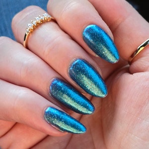 Cyan Lily Handmade Nail Polish