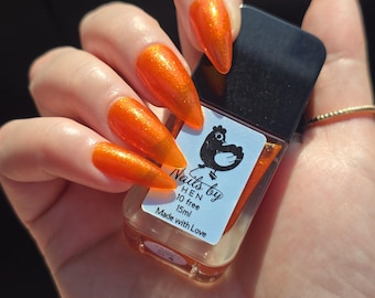 Orange you Glad - Orange Handmade Nail Polish