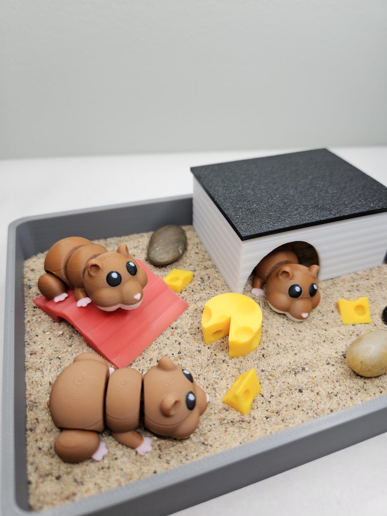 Fresh Look at Hamster Zen Garden Miniature Desk Decor