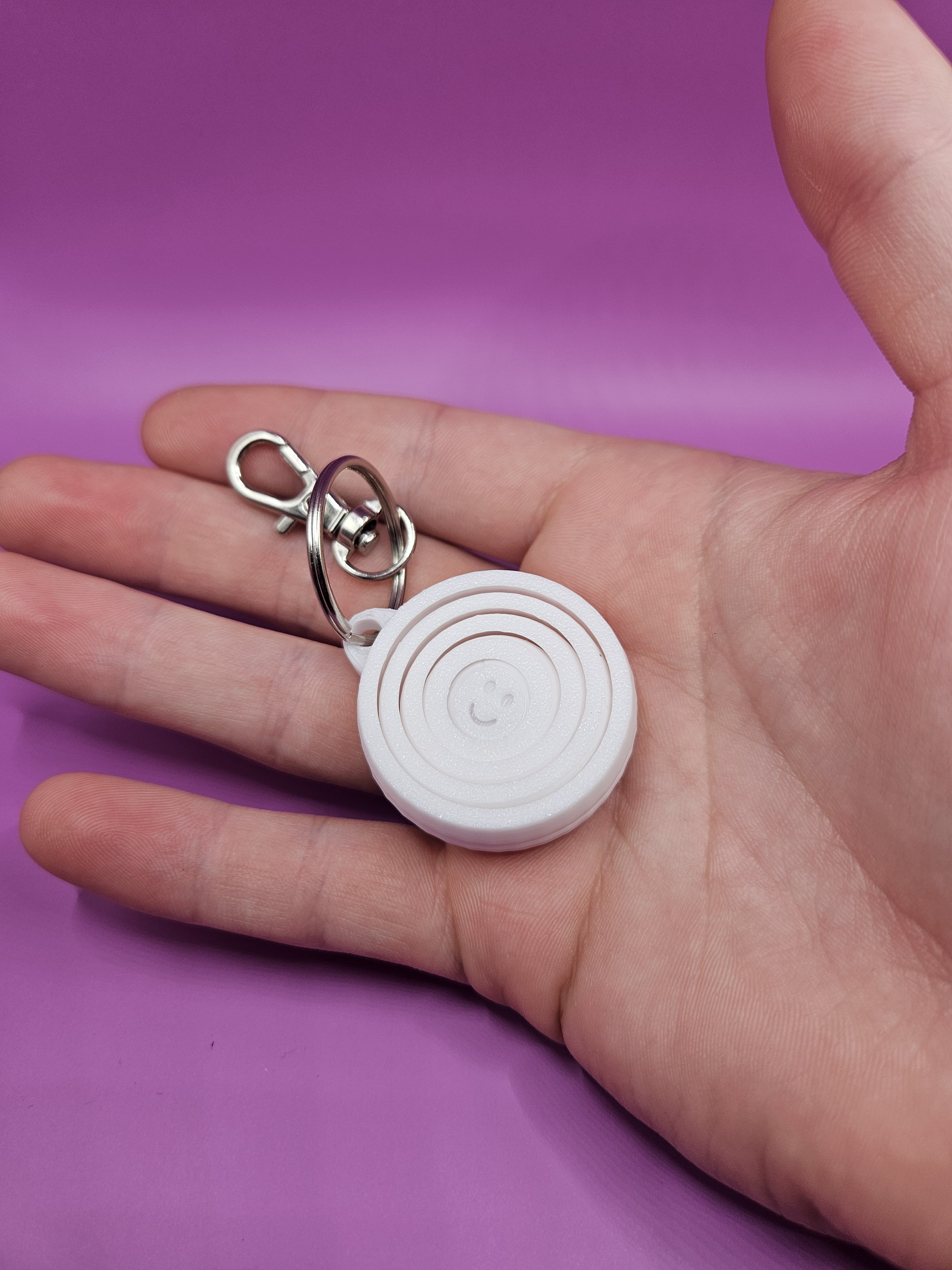 Keychain Fidget Spinner Gyroscope 3d Printed ADHD, ADD, Anxiety