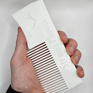 Birthing Comb With Affirmation - Doula - Natural Birthing Comb - Pain Management
