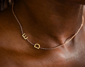 14k Gold initial Necklace , Personalized initial Necklace , Letter necklace , Personalized jewelry, Mother's Day Gift , Personalized Gifts
