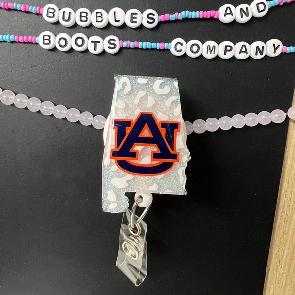 Auburn Badge Reel Etsy