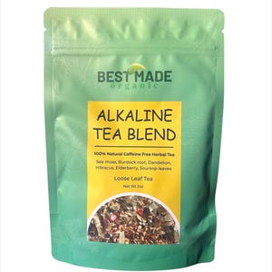 Alkaline Herbal Tea Blend: Sea Moss, Dandelion, Burdock Root