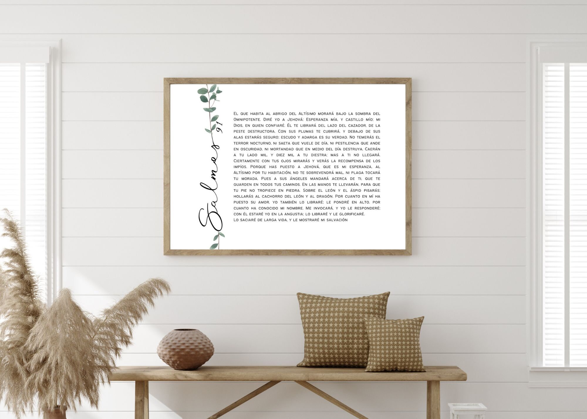 Salmos 91, El Que Habita Al Abrigo Del Altisimo. Spanish Bible Verse
