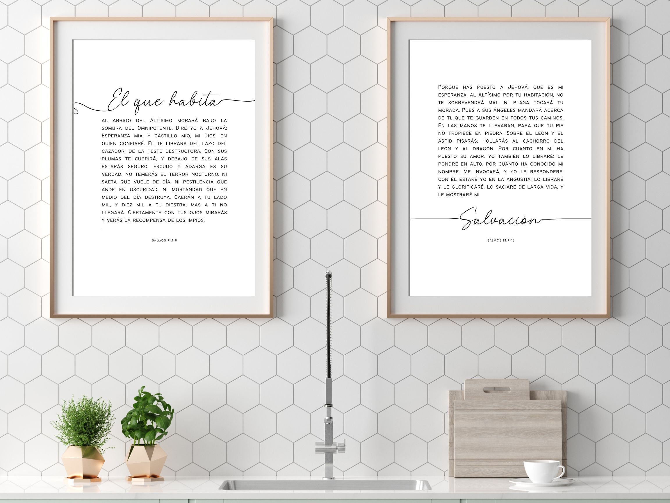 Salmos 91. El Que Habita Al Abrigo Del Altisimo. Spanish Bible Verse