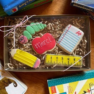 Teacher appreciation cookie box teacher gifts end of year teacher gift cookie gift box