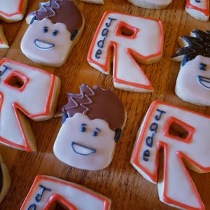 Personalized roblox cookies roblox with nambirthday roblox cookies