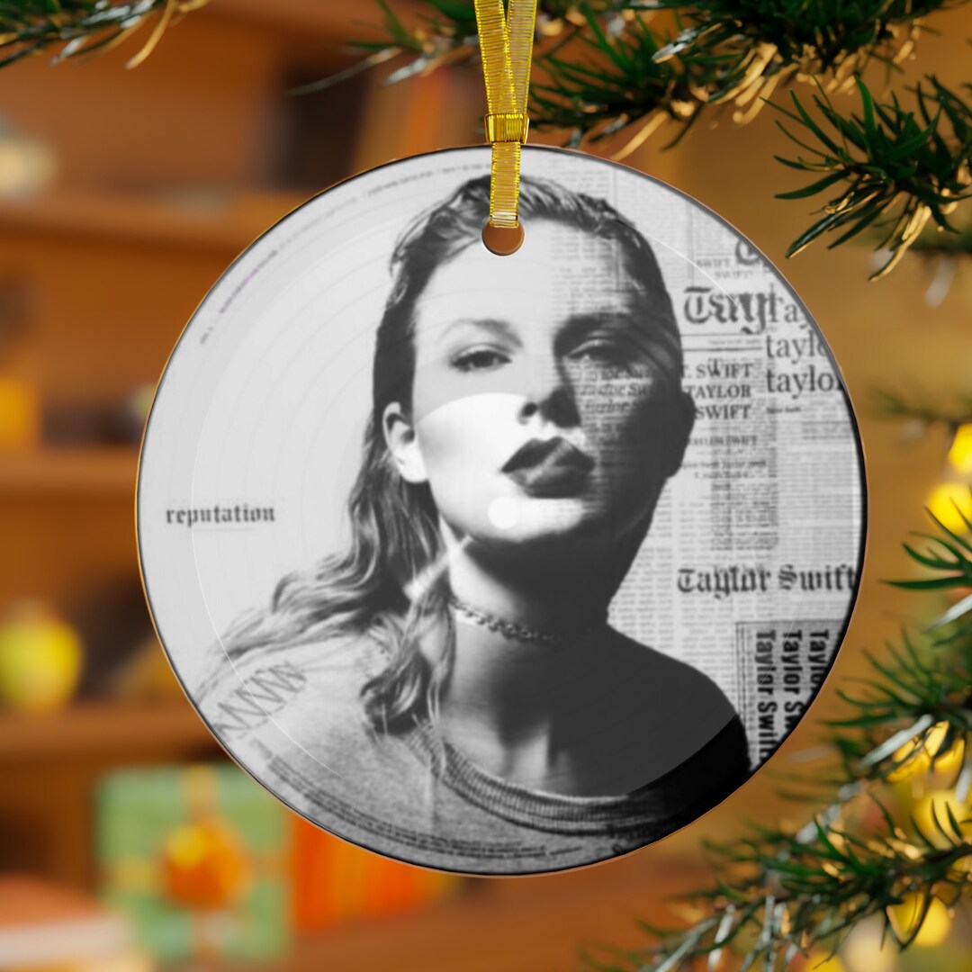 Taylor Swif Vinyl Glass Ornament Eras Tour Merch Taylor Etsy